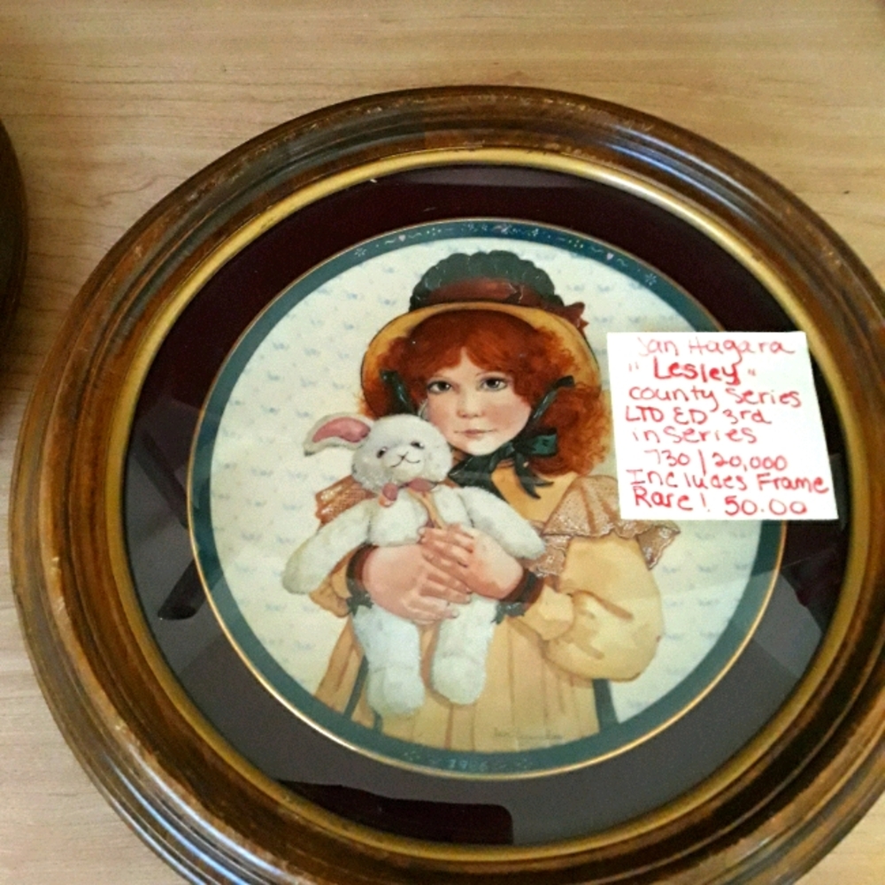 Collector Plates with custom framing